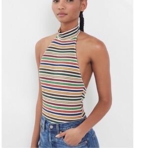 Urban Outfitters - striped multicolor bodysuit - Size XS
